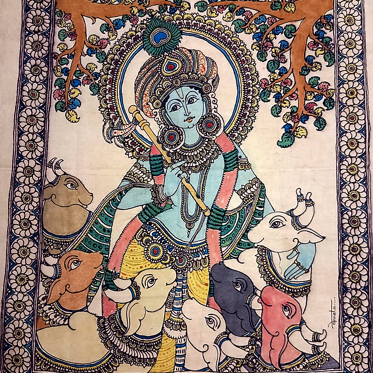 kalamkari enhanced color